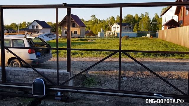 Откатные ворота с автоматикой смотреть онлайн