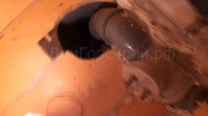 Утепление ввода труб в дом в коробе под полом