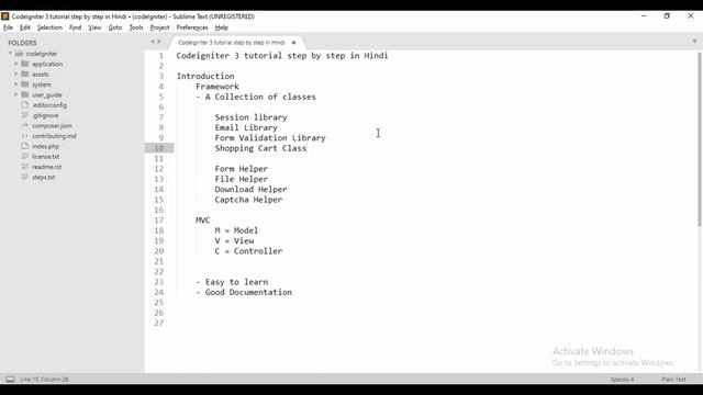 Codeigniter tutorial in Hindi (Introduction and Installation) | part 1 ? 2020