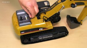 HUINA FM 1580 V2 FULL METAL RC EXCAVATOR UNBOXING, TEST!! AMEWI EXCAVATOR *CAT 322D