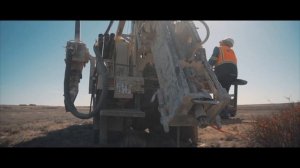RC бурение / RC drilling - работа буровой установки