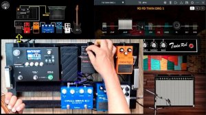 NUX MG 400 + PEDALS / Fender Twin