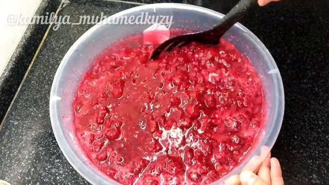 ВАРЕНЬЕ ИЗ МАЛИНЫ БЕЗ ВАРКИ. МАЛИНА НА ЗИМУ. Қазақша рецепт. смотреть онлайн