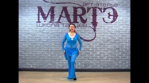 Восточный танец видео урок 1 / школа танцев МАРТЭ