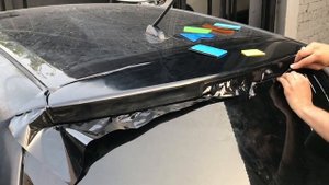 Toyota Vitz 3 Gen Spoiler Wrap Gloss Black @extremecarsmodify