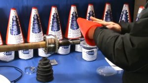 Universal stretch cv boot fitting Slide-a-Boot