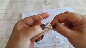 Узор "Крупные листья на ветке" спицами//Схема//Провязываем//Болтаем.