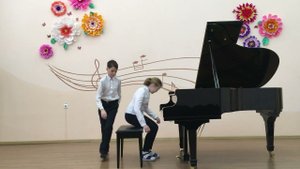 Михайлова Алена, Руднев Владимир Ж.Металлиди "Рождение  Буратино", "Марш Буратино" ДМШ Барабинск