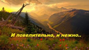 И повелительно, и нежно..