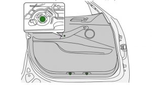 Removing front door trim BMW X1 F48, U11  2018