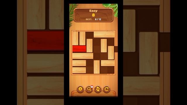 Unblock Sliding Block Puzzle Easy Level 8 #shorts #vaibhavgaming