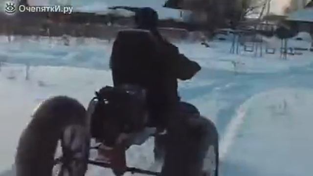 Снегоход на пневмоколесном ходу смотреть онлайн