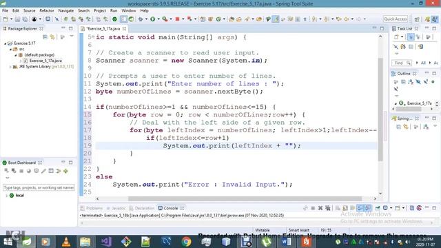 Introduction To Java Programming Exercise 5 17a смотреть онлайн