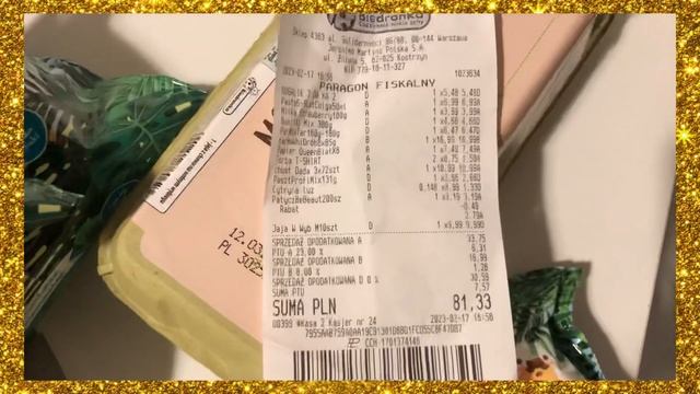 Покупки на 85 злотых / 655 грн Цены на продукты в Варшаве??Сколько мы тратим денег? Жизнь в Польше смотреть онлайн