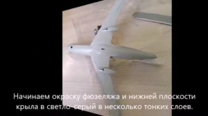 Сборная модель самолета Ту-134 Б-3 от компании ZVEZDA в масштабе 1/144.