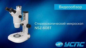 Обзор стереоскопического микроскопа NSZ 608T