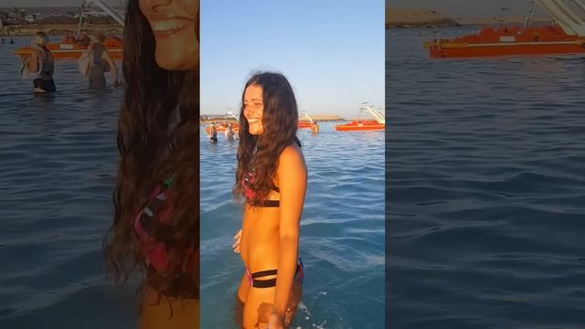 Nissi Beach - Ayia Napa, Cyprus .Кипр Айя Напа смотреть онлайн