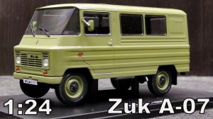 Zuk A-07 / Микроавтобус 1990 / Масштаб 1:24 / Hachette / Масштабная модель автомобиля