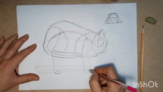 Лепка кота на каркасе из пластилина 1. Лепка животного на каркасе.
