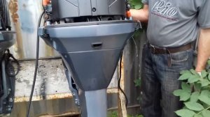 Видео работы лодочного мотора 210М Yamaha 300 (левое вращение)