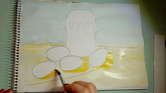 Урок образотворчого мистецтва. Великодня композиція смотреть онлайн