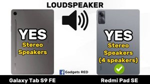 Samsung Galaxy Tab S9 FE vs Xiaomi Redmi Pad SE