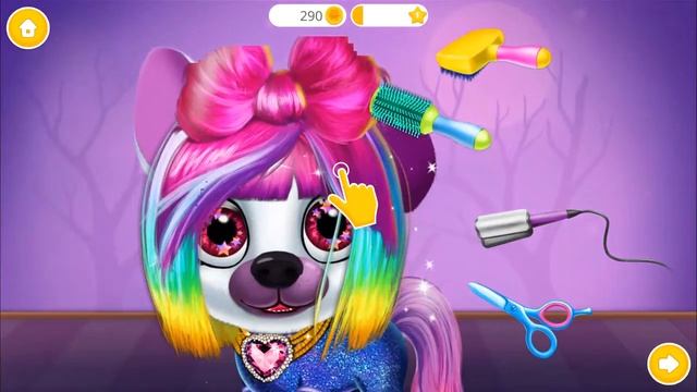 Kiki & Fifi Halloween Salon - Scary Pet Makeover - Best Halloween Pet Salon Games for Girls смотреть онлайн