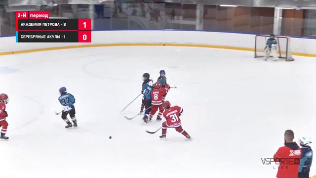 Академия Петрова - 2 - Серебряные акулы - 1 | 05.04.2022 | Матч за 3-е место смотреть онлайн