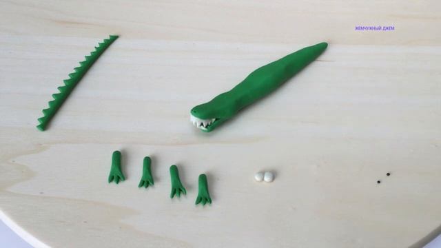 КАК СДЕЛАТЬ КРОКОДИЛА ИЗ ПЛАСТЕЛИНА. смотреть онлайн