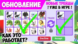 ОБНОВЛЕНИЕ С ТРЕЙДАМИ УЖЕ в АДОПТ МИ!КАК ИМИ ПОЛЬЗОВАТЬСЯ?НОВОЕ ОБНОВЛЕНИЕ! Adopt Me on Roblox
