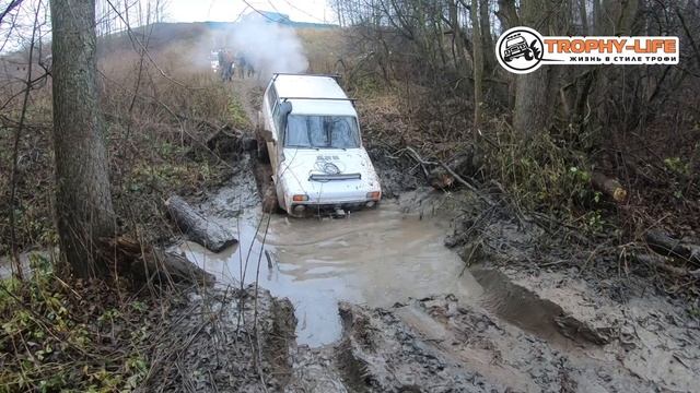 Бездорожье на танковом полигоне. #Offroad Грязь, много эмоций, много разбортов. Застряли все!