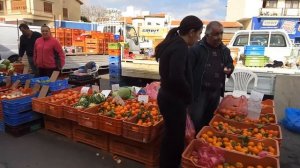 Ларнака, Кипр. Уличный рынок в центре (Central Market, Larnaca, Cyprus)