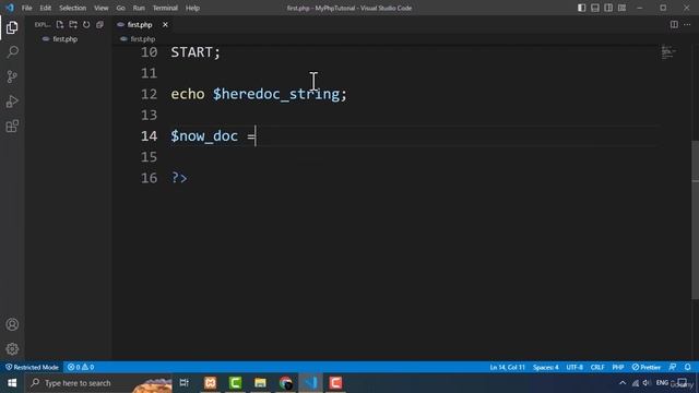 String type in PHP part 1 - Lecture 6 | The Complete PHP course for beginners 2023