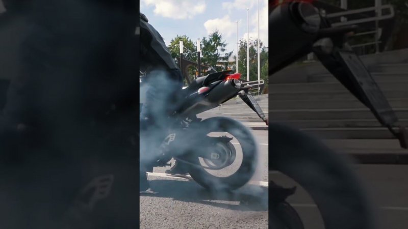 Итальянский хулиган Aprilia Shiver 900 / EXPLOSIVE MIKE, Обзор и Тест-Драйв #shorts