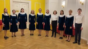 В Ребиков, слова А. Пушкина-«Румяной зарёю покрылся восток»,  вокальный ансамбль «Пой со мной».