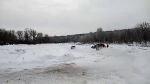 Кольцевые гонки зимой