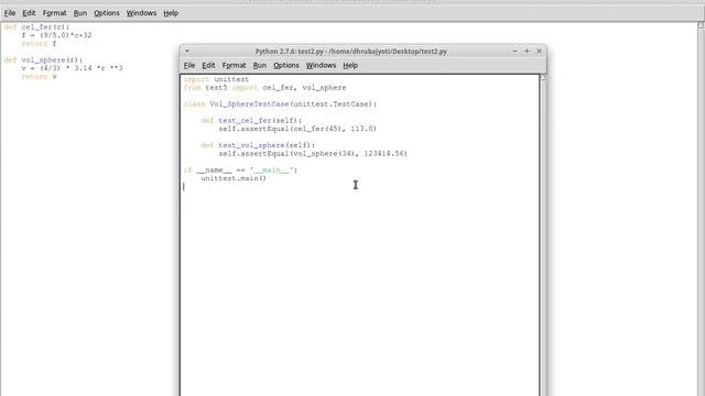 unittest with python