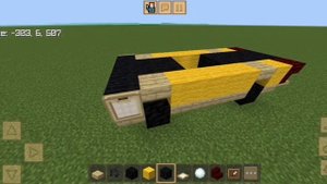 How to build a Chevrolet Camaro 1969 in Minecraft.