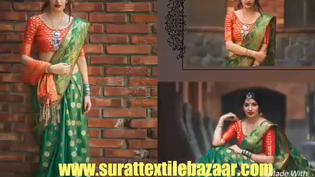 LOTUS 9 BEAUTYFUL PATOLA SAREE'S COLLECTION BY MANJUBAA CLOTHING смотреть онлайн