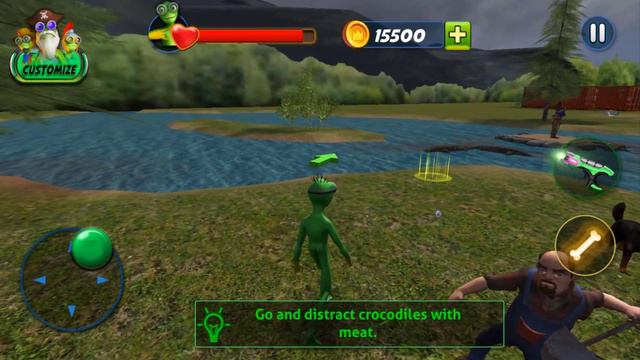 SCARY GREEN GRANDPA ALIEN Escape Game! Save Alien Friends - Spooky Hello Neighbor Farmer Games смотреть онлайн