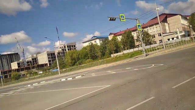 Город Южно-Сахалинск объезд автобусов по улицы пограничная,Комсомольская, Емельянова. смотреть онлайн