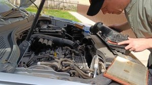 Замена воздушного фильтра на Фольксваген Тигуан, Volkswagen Tiguan #тигуан #тигуанфильтр