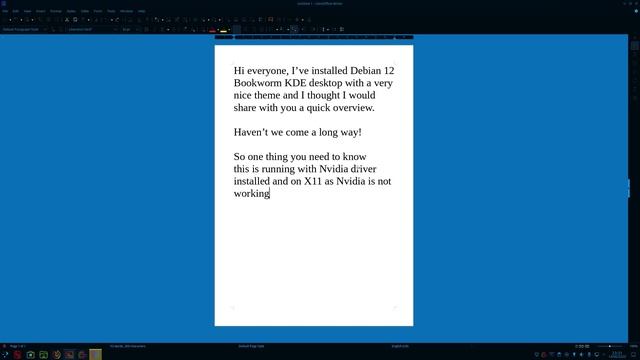 Debian 12 Bookworm on KDE Plasma desktop installation overview. смотреть онлайн