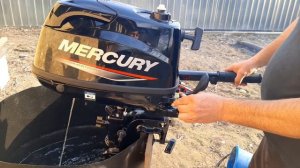 Mercury ME F6 M. Мой первый лодочный мотор. Первый пуск.