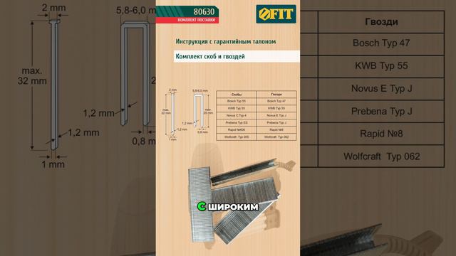 80630 Степлер электрический FIT