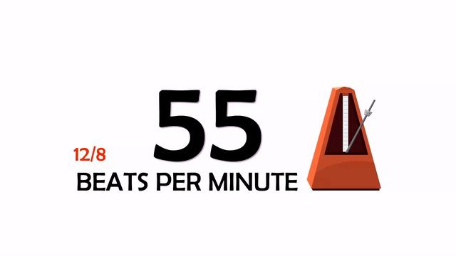 55 BPM 12/8 Metronome смотреть онлайн