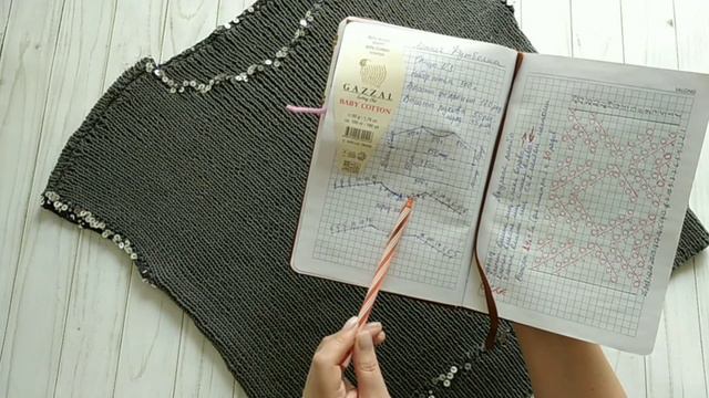 Самая простая летняя футболка спицами.Из пряжи GAZZAL BABY COTTON