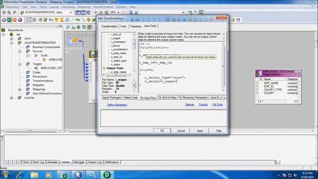 Java Transformation in Informatica ex - 1 смотреть онлайн