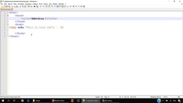 Embedding HTML in PHP Block in (Urdu/Hindi) смотреть онлайн