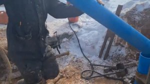 Гибробурение скважина №2 .Своими руками установкой Ураган  .